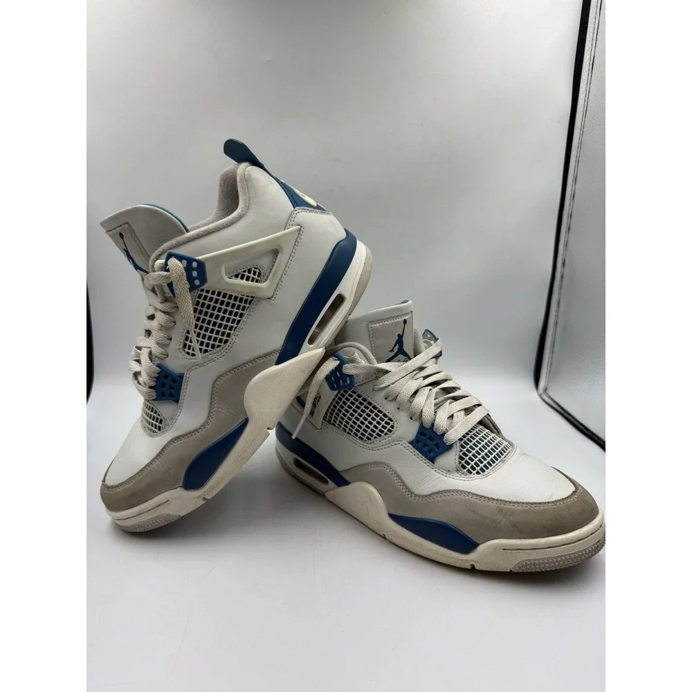 Air Jordan 4 Retro 2023 Military Blue Size 11 Mens Euro 45 FV5029-141